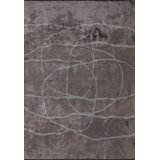 Rapture Abstract Area Rug in Gray