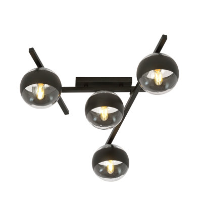 Riceboro Glass Flush Mount