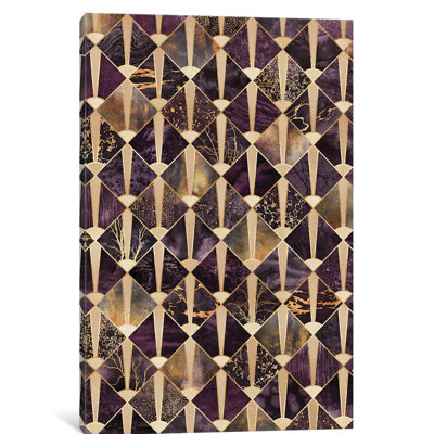 « art déco tiles ii », impression sur toile