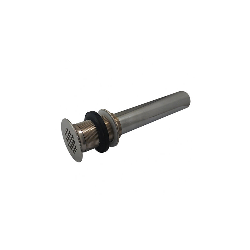South Beach Grid Shower Drain, Satin Nickel
