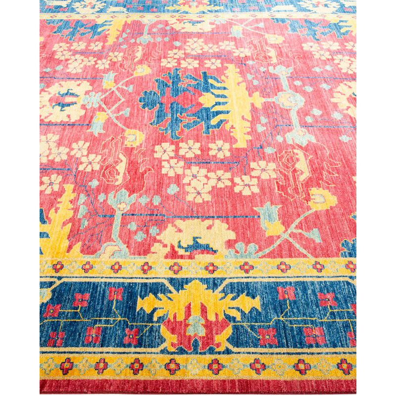 Arts & Crafts One-of-a-Kind 7' 10" X 9' 10" Hand Knotted Area Rug