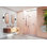 Illume 59 in. x 78 in. Fully Frameless Wall Hinge Shower Door