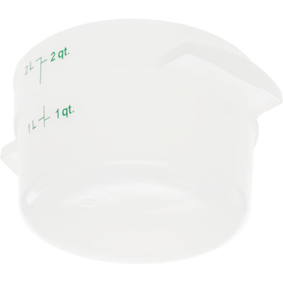 Contenant alimentaire rond 2 pintes - transparent