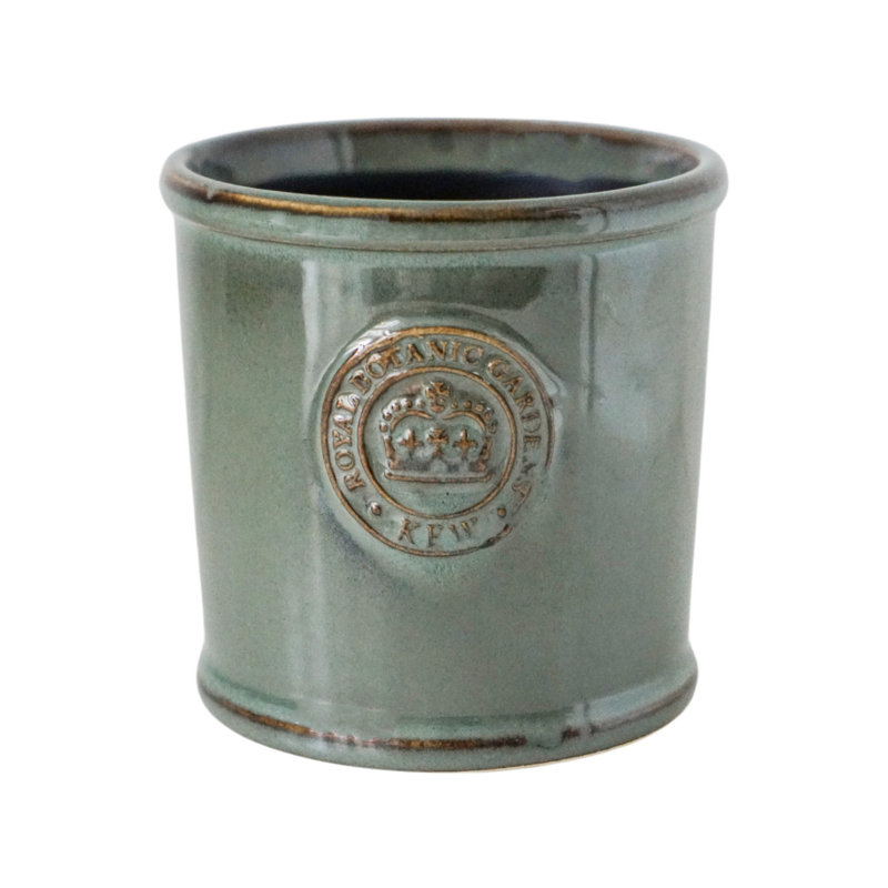 Kew Reactive Glaze Planter, Sage