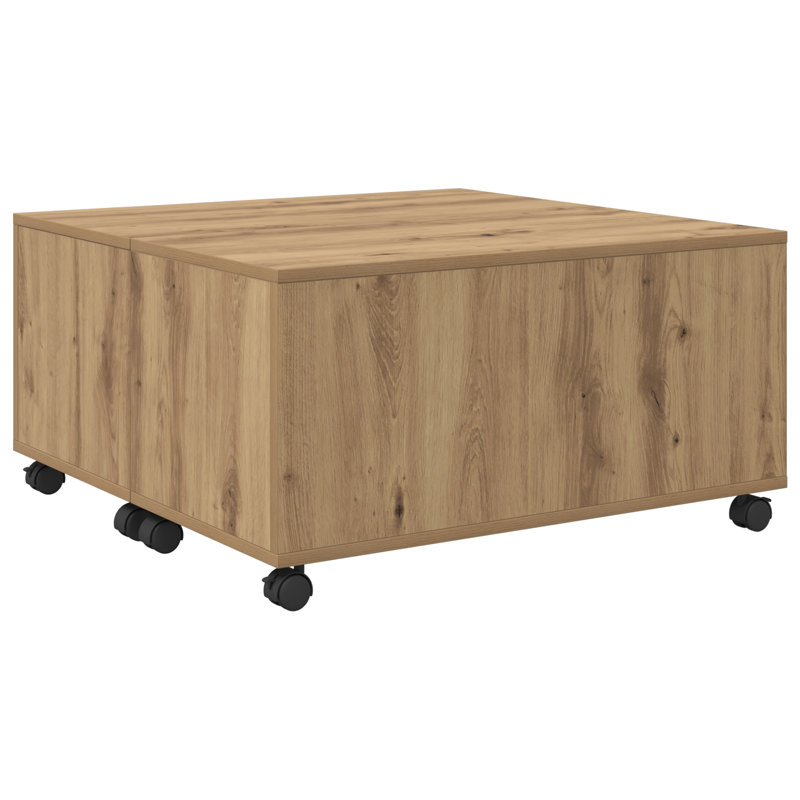 Coffee Table Chipboard Accent Table Couch Centre Side End, Artisan Oak