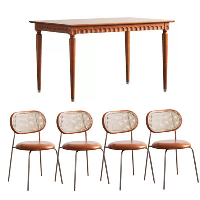 Rectangular 31.49'' W Dining Set