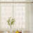 Stefani Floral Rod Pocket Lace Semi Sheer Voile Short Cafe Tiers for Small Windows - Set of 2-1803889333-1803889291
