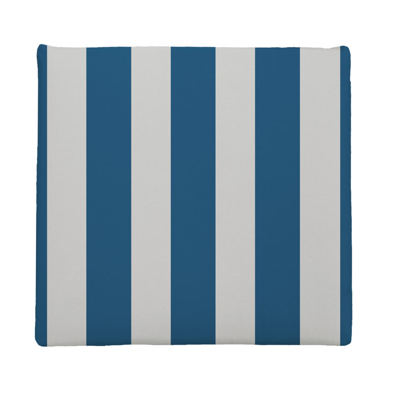 Sunbrella Outdoor Dining Chair Cushion, Canvas Sapphire Blue Sunbrella, 19", 19"