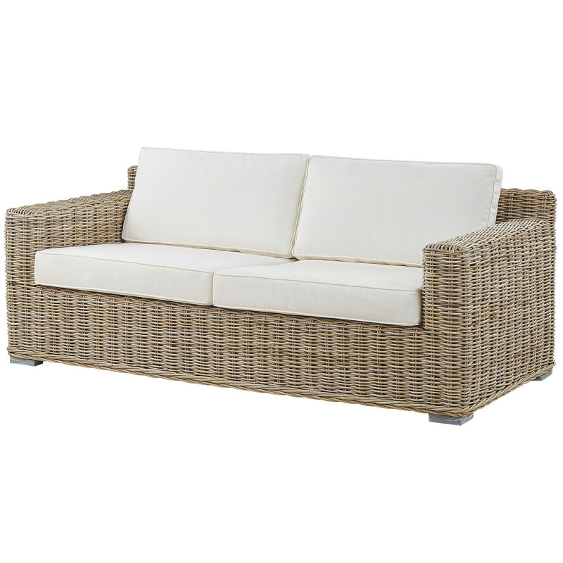 Outdoor Cushion Cover Set ARDEA White
