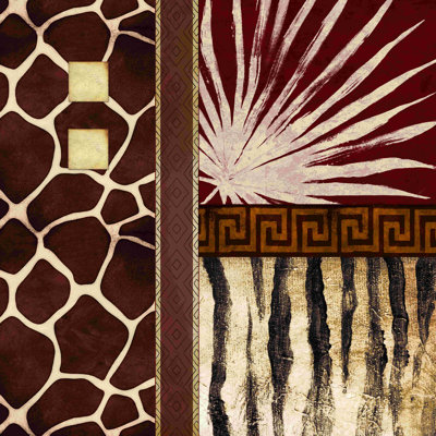 Safari - peinture sur toile tendue