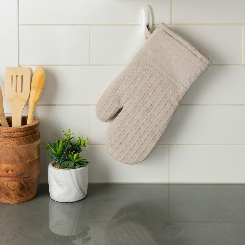 Premium Solid Oven Mitts, Sand
