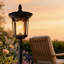 Lampadaire solaire avec pot de fleurs ， Dusk to Dawn