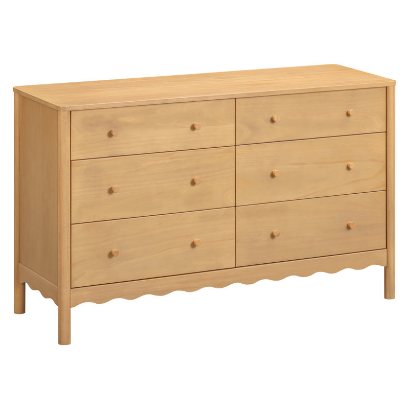 Swell 6-Drawer Assembled Dresser, Tan