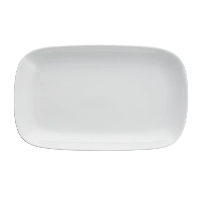 D&V Rectangular Coupe Platter 11X7" (Set of 6), 5.6" H x 13.4" W x 9.4" D