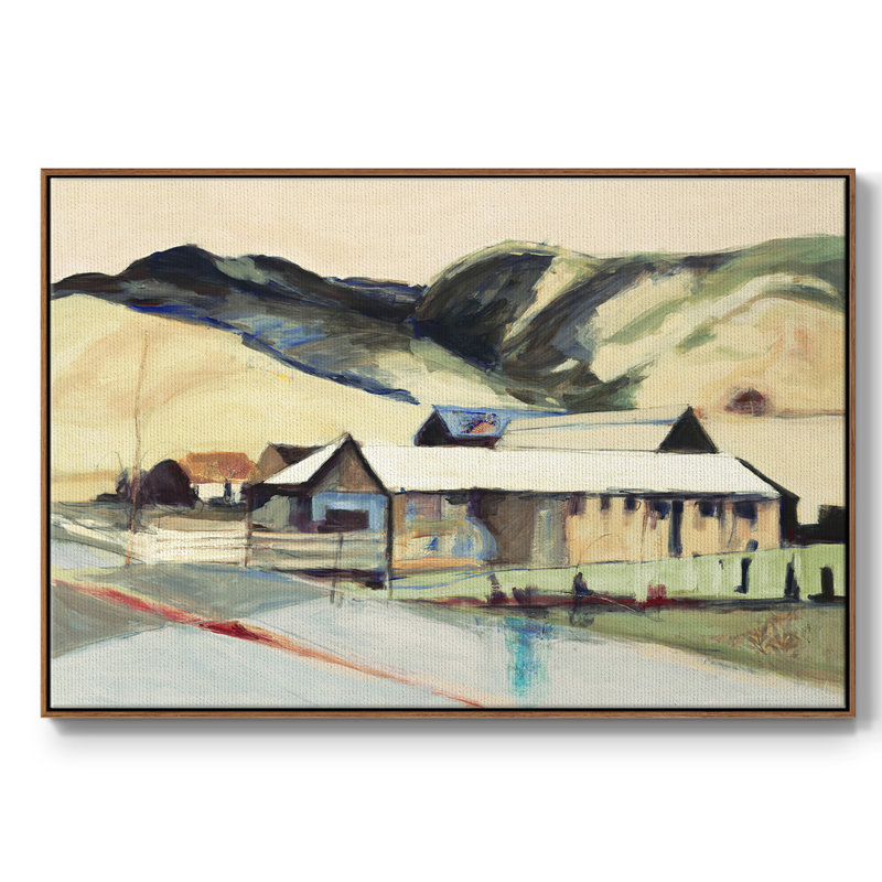 Méchant - cadre photo, reproduction d'art sur toile, H 37 po x l 25 po x P 2 po, Noyer