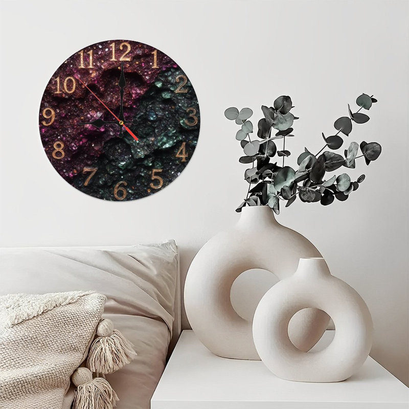Horloge en cristal Geode