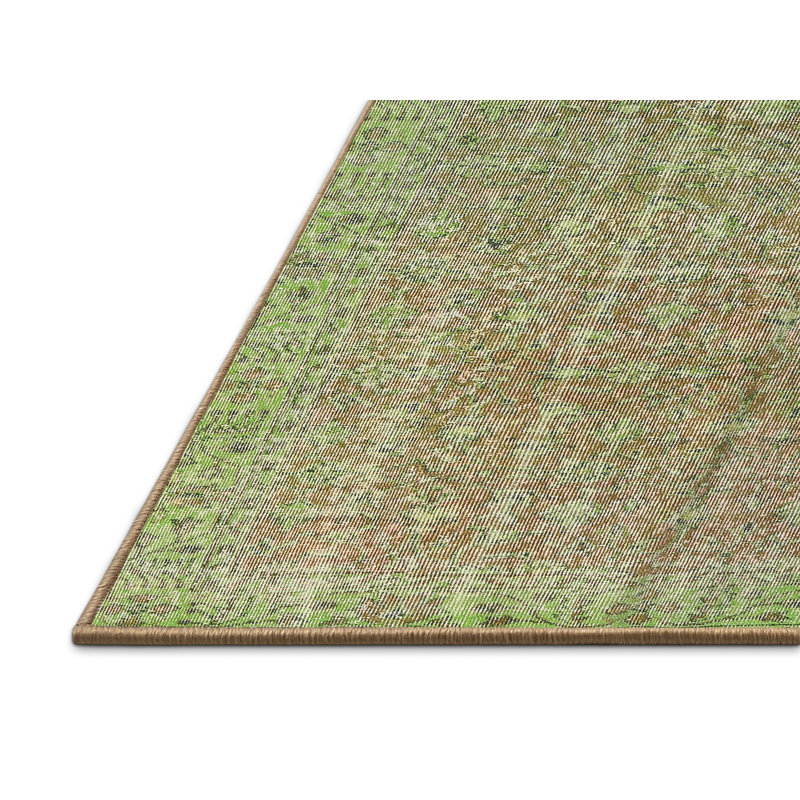 Tapis oriental vert clair, Rectangle 2 pi x 5 pi