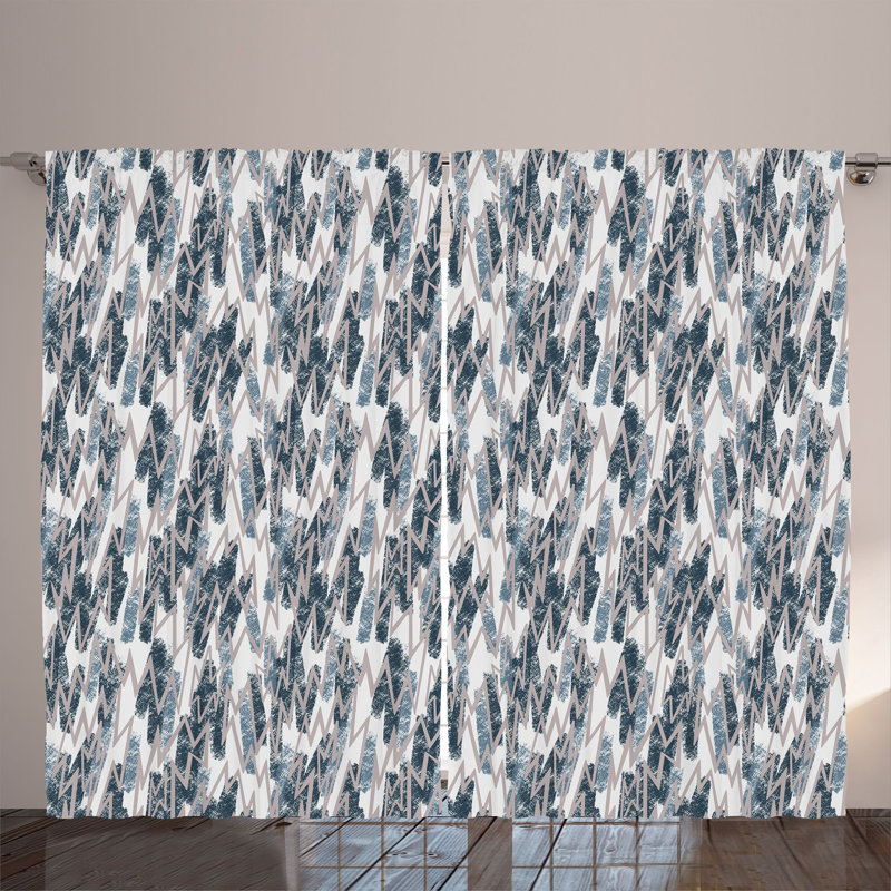 Semi Sheer Curtain Pair