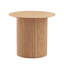 Table d'appoint ronde cannelée 17,71 pouces