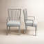 Windsor Back Arm Chair in Gray