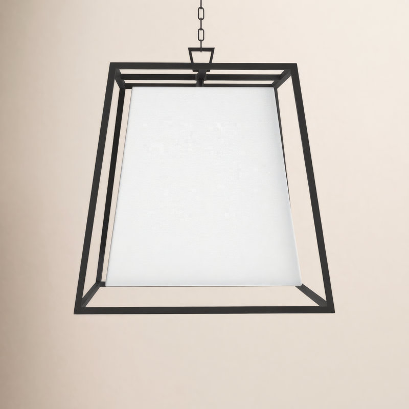 Kyle 6 - Light Pendant, Aged Brass, White