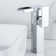 Waterfall Bathroom Vessel Faucet Led Light 3 Color Changing Single Handle One Hole Bowl Sink Faucet