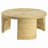 Mize Woven Rattan Round Coffee Table