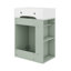 Ensemble de meuble-lavabo mural 20 po avec lavabo, meuble-lavabo mural simple 20 po avec meuble et tablette de rangement à gauche à deux niveaux-1368228957