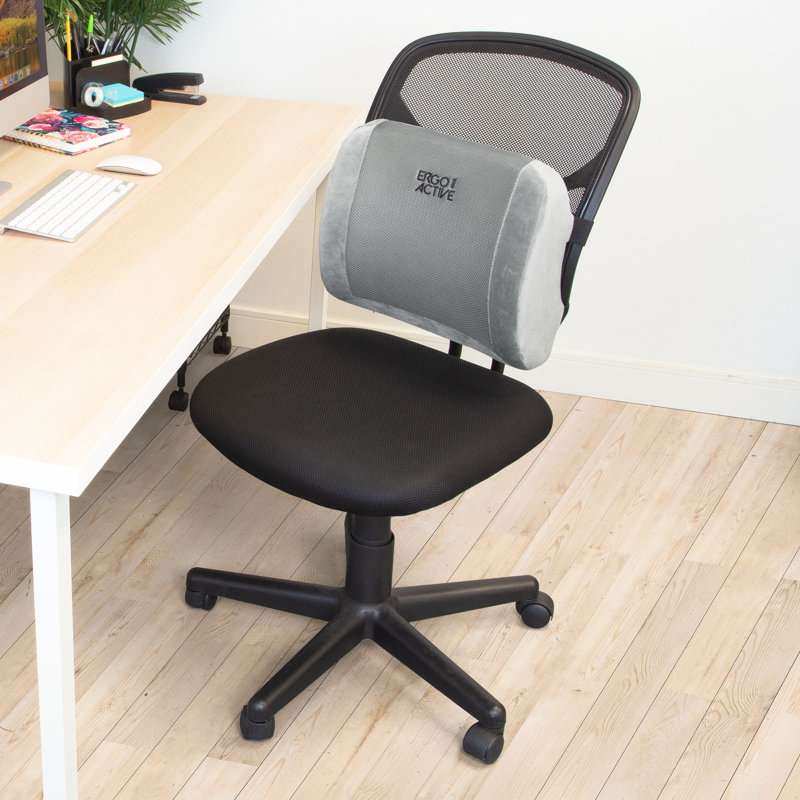 Montez-le! Coussin de soutien lombaire ErgoActive, mousse à mémoire de forme