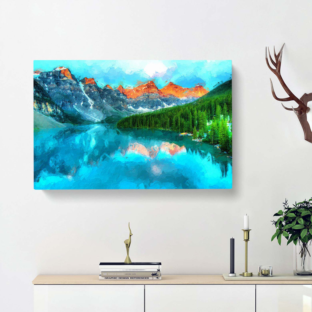 Banff National Park In Alberta Canada - Wrapped Canvas