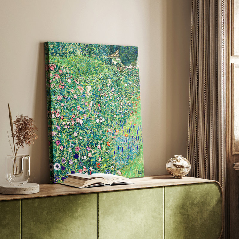 Paysage rétro CCXII - galerie Cavas, H 48 po x l 32 po