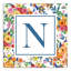 «Wildflower Monogram», art textuel sur toile tendue-410615708