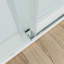 Opal Mirage MCOCOD porte de douche coulissante simple sans cadre avec verre transparent de 3/8 po (10 mm) de l 70 po à l 76,5 po x H 79 po-116403516