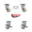 4-Piece Nylon Caster Set