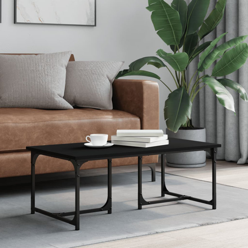 Tehani Four Leg Coffee Table, Black
