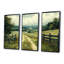 «Green Peaceful Valley I», ensemble d'art mural-2063658964-2063658967