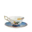 Wonderlust Sapphire Garden 5.9floz Teacup & Saucer