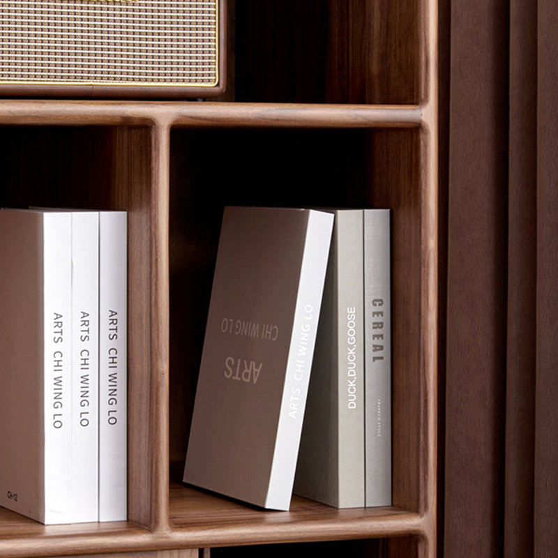 Bibliothèque de rangement luxueuse de style italien