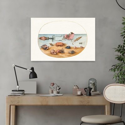 Reproduction d'art mural de crabe de la collection Marine Life