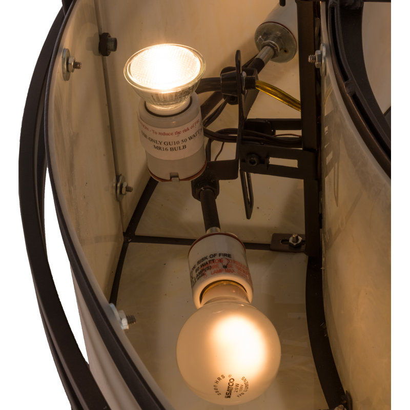 Bostick 12 - Light Dimmable Drum Chandelier