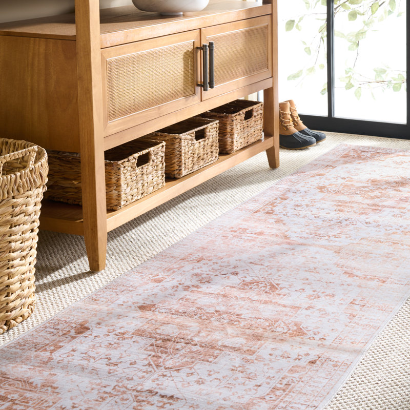 Msrw Arizona 127 Performance Machine Washable Oriental Rug, Runner 2'6" x 8'
