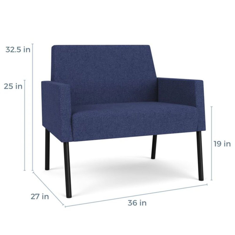 Fauteuil de réception Mystic, Amiral Archetype, Noir, noir, noir, noir