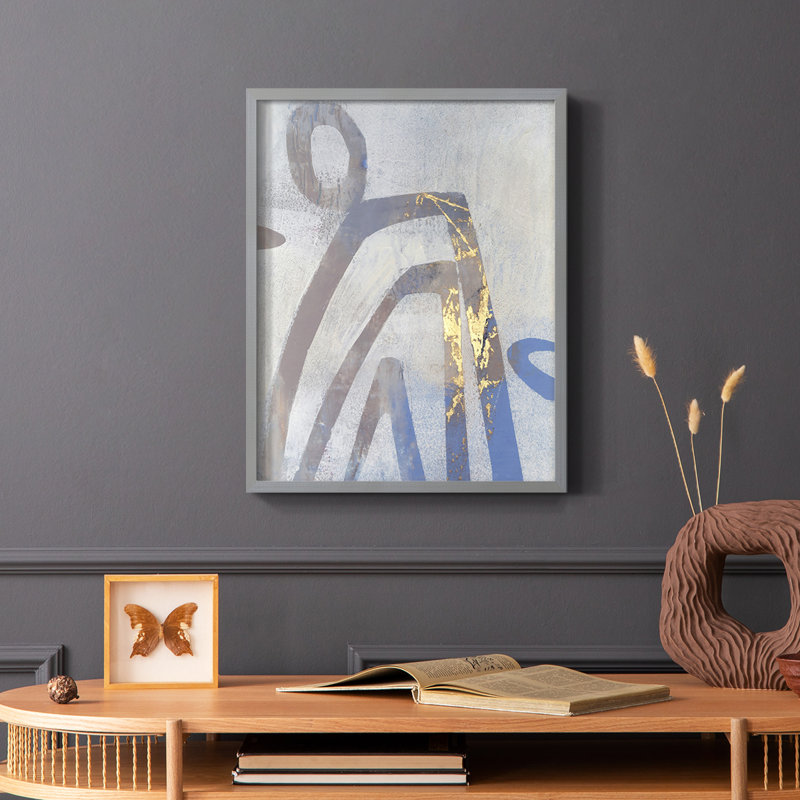 Linx II, reproduction encadrée - bois massif, Noir, H 28 po x l 22 po