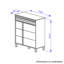 94cm W 4 - Drawer Chest of Drawers