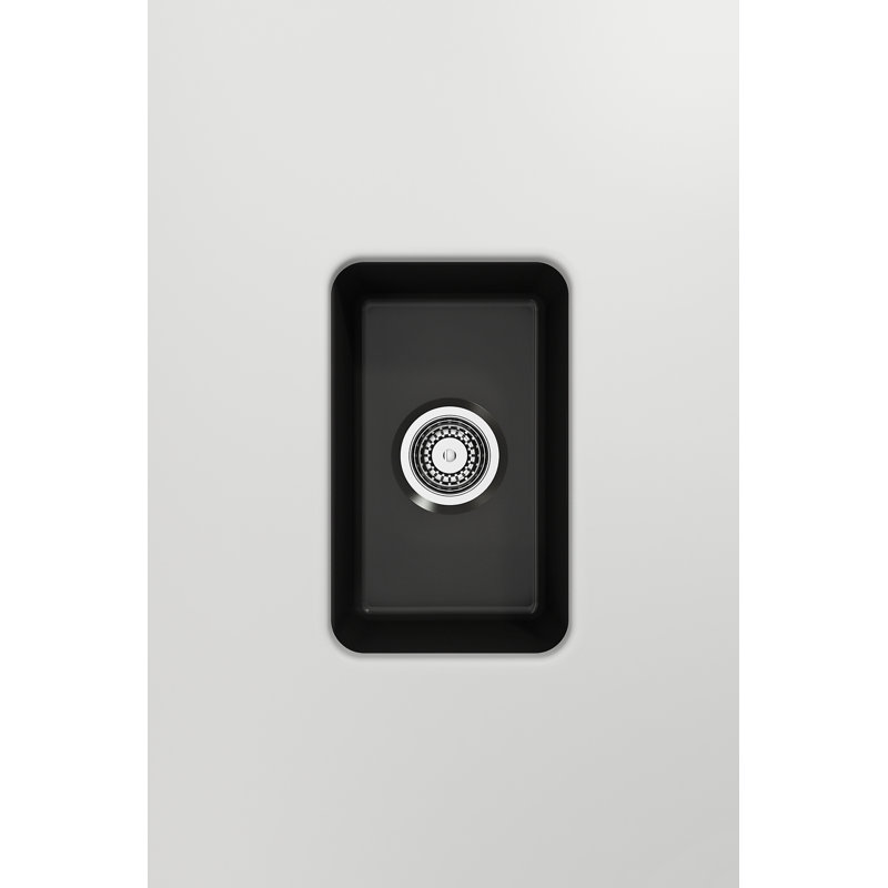 12'' L Kitchen Sink, Matte Black