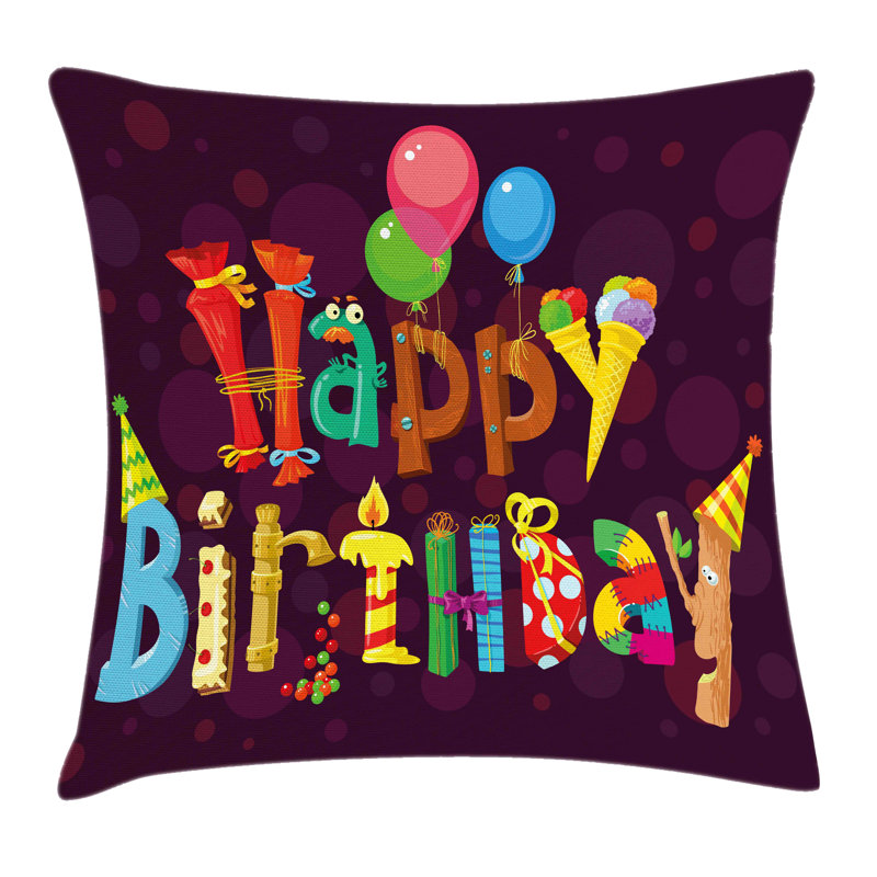 Outdoor Reversible Pillow Cover, 16" x 16"