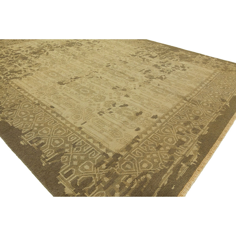 Wool Oriental Indoor Rug, Rectangle 4' x 6'