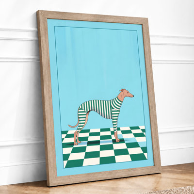 Geometric Horse Minimalist - Framed Print