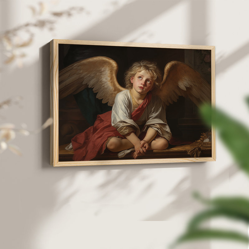 Angels From Above-LXV III - Impression encadrée - Restickable, Naturel, H 16 po x l 20 po