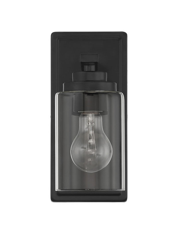 Wall Sconce, Matte Black